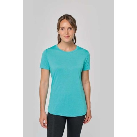 TRICOU SPORT TRIBLEND PENTRU FEMEI CU GULER ROTUND