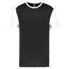 TRICOU UNISEX BICOLOR CU MÂNECĂ SCURTĂ
