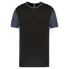 TRICOU UNISEX BICOLOR CU MÂNECĂ SCURTĂ