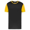 TRICOU UNISEX BICOLOR CU MÂNECĂ SCURTĂ
