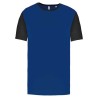 TRICOU UNISEX BICOLOR CU MÂNECĂ SCURTĂ