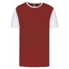TRICOU UNISEX BICOLOR CU MÂNECĂ SCURTĂ