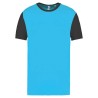 TRICOU UNISEX BICOLOR CU MÂNECĂ SCURTĂ