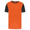 TRICOU UNISEX BICOLOR CU MÂNECĂ SCURTĂ