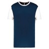 TRICOU UNISEX BICOLOR CU MÂNECĂ SCURTĂ