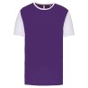 TRICOU UNISEX BICOLOR CU MÂNECĂ SCURTĂ