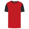 TRICOU UNISEX BICOLOR CU MÂNECĂ SCURTĂ