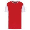TRICOU UNISEX BICOLOR CU MÂNECĂ SCURTĂ