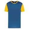 TRICOU UNISEX BICOLOR CU MÂNECĂ SCURTĂ