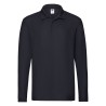 Tricou polo unisex cu mâneci lungi