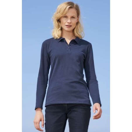 Tricou polo mânecă lungă damă PERFECT