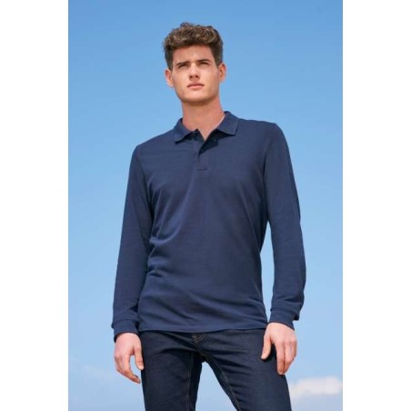 Tricou polo mânecă lungă bărbați PERFECT