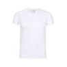 Tricou alb unisex Iconic V-Neck