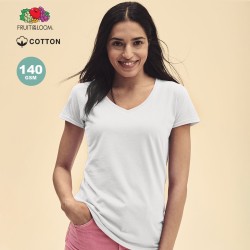 Tricou alb damă Iconic V-Neck